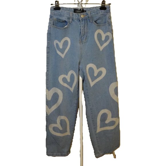 Cider Heartthrob Straight Leg Jeans Size XS - Picture 2 of 6